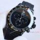 Super Clone Rolex Extra Thin Daytona BLAKEN Watch Matt Black Case 40mm (2)_th.jpg